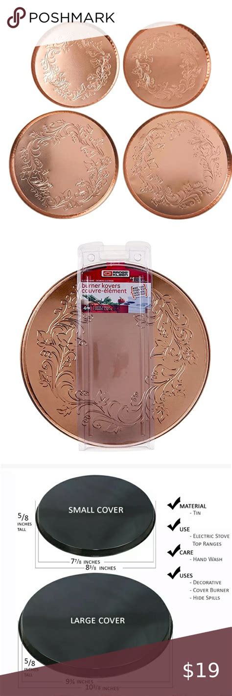 copper stove burner covers